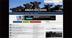 Desktop Screenshot of angusauctions.com